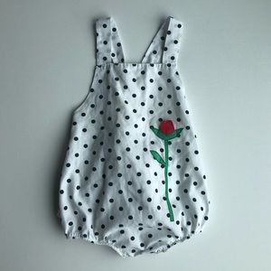 Polka Dot Rose Bubble